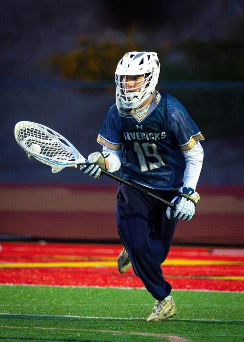 Goalie clearing the ball